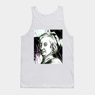 John Dryden Black and White Portrait | John Dryden Artwork 3 Tank Top